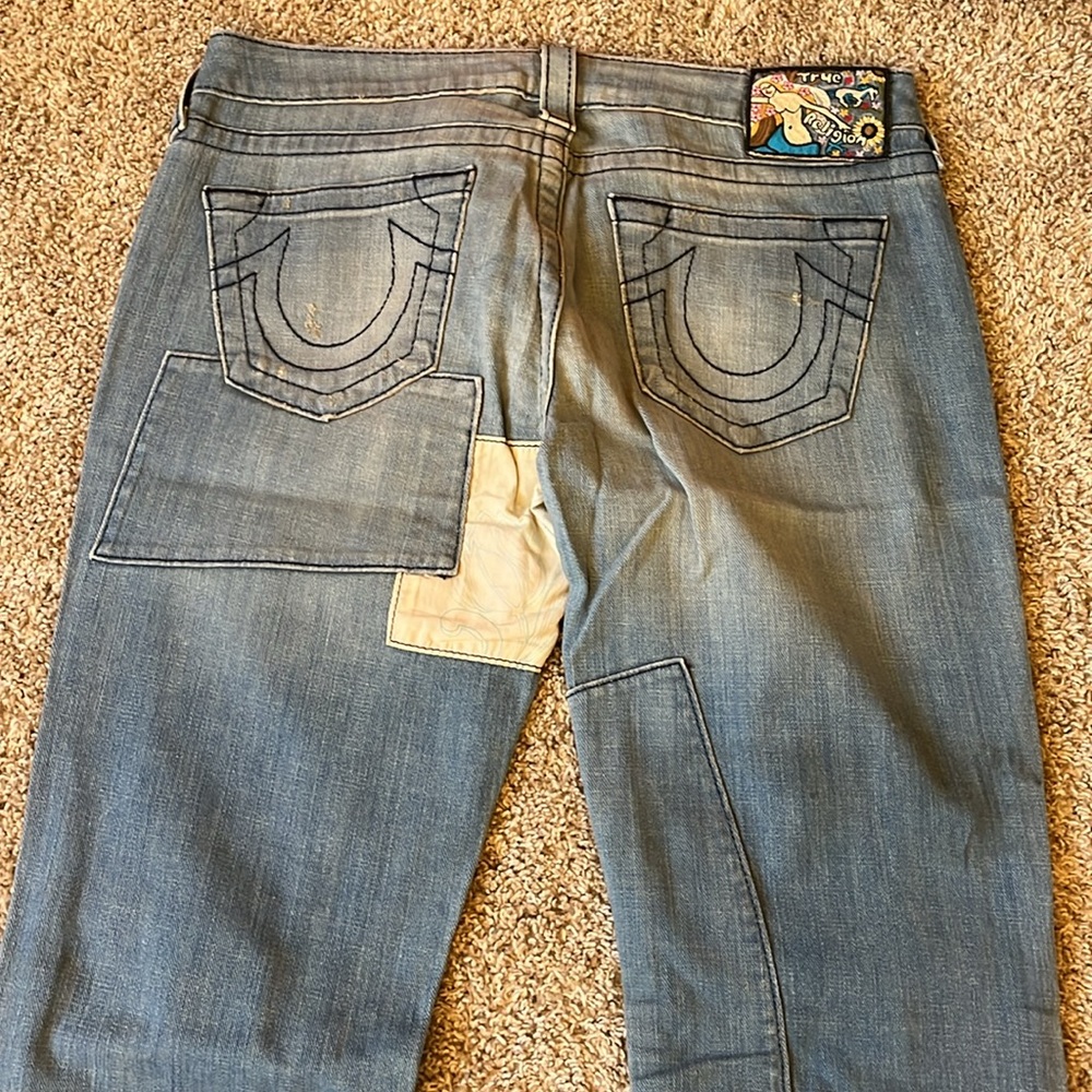 True religion patchwork jeans 30 - image 11